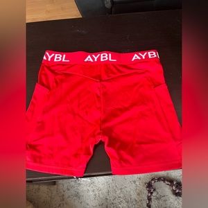 Aybl red shorts XL brand new with tags still attached